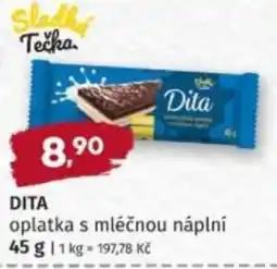 Konzum Dita oplatka s mléčnou náplní nabídka