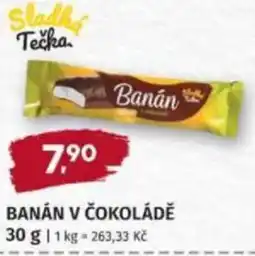 Konzum Sladká Tečka Banán v čokoládě nabídka
