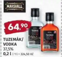 Konzum Marshall tuzemák/vodka nabídka
