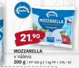 Konzum Ranho mozzarella v nálevu nabídka