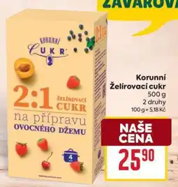 Billa Korunní Želírovací cukr nabídka
