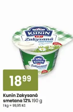 TEMPO Kunín Zakysaná smetana 12% nabídka
