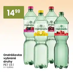TEMPO Ondrášovka vybrané druhy nabídka