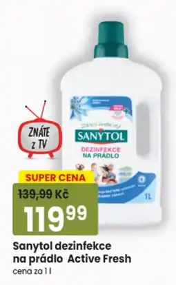 TEMPO Sanytol dezinfekce na prádlo Active Fresh nabídka