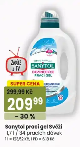 TEMPO Sanytol prací gel Svěží nabídka