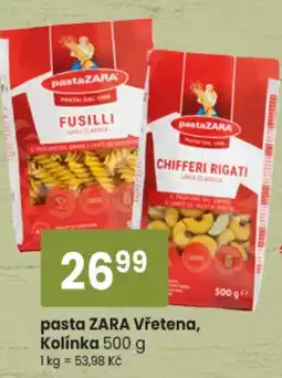 TEMPO pasta ZARA Vřetena, Kolínka nabídka