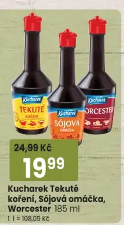 TEMPO Kucharek Tekuté koření, Sójová omáčka, Worcester nabídka