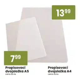 TEMPO Propisovací dvojsložka A5 nabídka