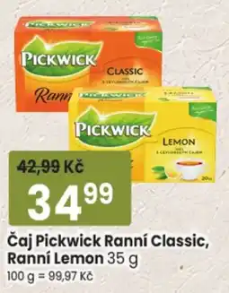 TEMPO Pickwick Ranní Classic, Ranní Lemon nabídka
