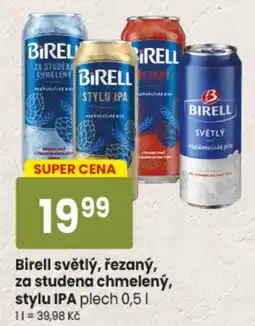 TEMPO Birell světlý, řezaný, za studena chmelený, stylu IPA nabídka