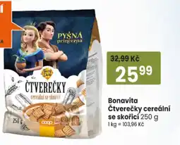 TEMPO Bonavita čtverečky cereální se skořicí nabídka