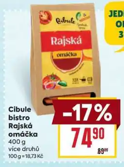 Billa Cibule bistro Rajská omáčka nabídka