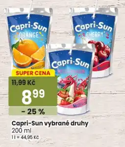 TEMPO Capri-Sun vybrané druhy nabídka