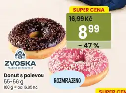 TEMPO Zvoska donut s polevou nabídka