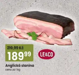 TEMPO Le&Co anglická slanina nabídka