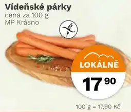 Konzum Vídeňské párky nabídka