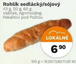 Konzum Vašíček rohlík sedlácký/sójový nabídka