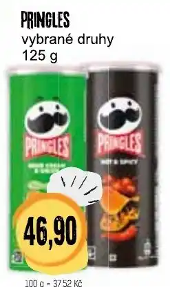 Konzum Pringles vybrané druhy nabídka
