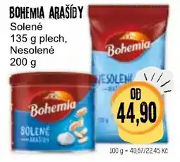 Konzum Bohemia arašídý nabídka