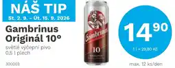 Konzum Gambrinus Originál 10° nabídka