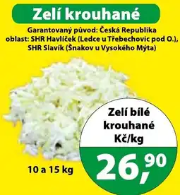 Konzum Zelí bílé krouhané nabídka