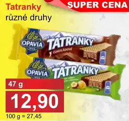 PLUS JIP Opavia tatranky nabídka