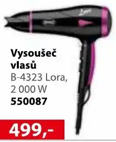 Konzum Lora vysoušeč vlasů B-4323 nabídka