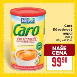 Billa Caro Kávovinový nápoj nabídka