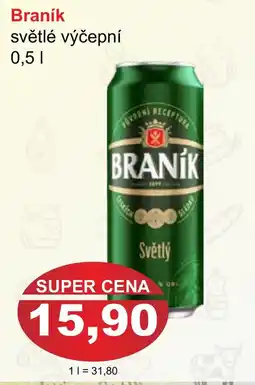 PLUS JIP Braník světlé výčepní nabídka