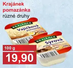 PLUS JIP Krajánek pomazánka nabídka