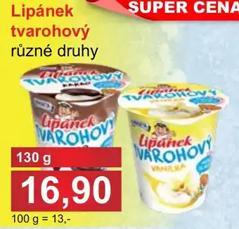 PLUS JIP Lipánek tvarohový nabídka