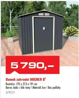 Uni Hobby Archer b1 domek zahradní nabídka