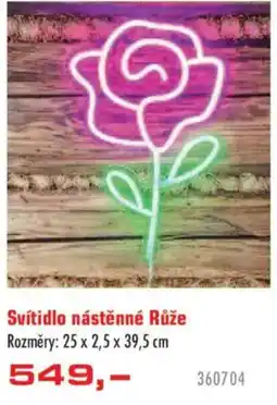Uni Hobby Svítidlo nástěnné Růže nabídka