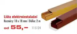 Uni Hobby Lišta elektroinstalační nabídka