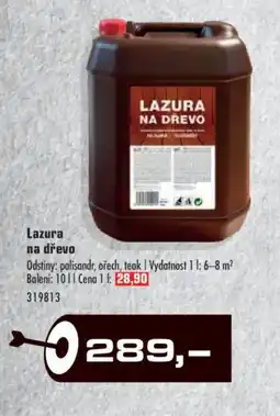 Uni Hobby Lazura na dřevo nabídka