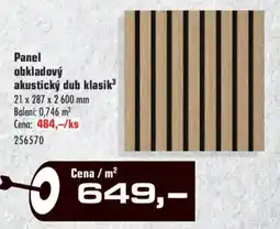 Uni Hobby Panel obkladový akustický dub klasik nabídka