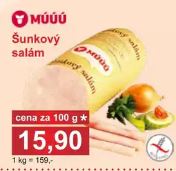 PLUS JIP Múúú šunkový salám nabídka