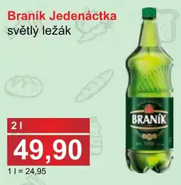 PLUS JIP Braník jedenáctka světlý ležák nabídka