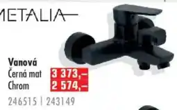 Uni Hobby Metalia vanová černá mat nabídka
