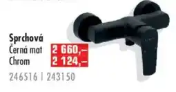 Uni Hobby Sprchová Černá mat Chrom nabídka