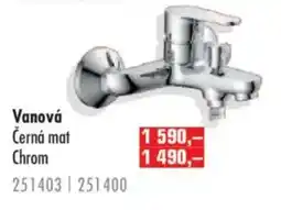 Uni Hobby Vanová Černá mat Chrom nabídka