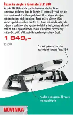 Uni Hobby Řezačka vinyлу a laminátu vlc 800 nabídka