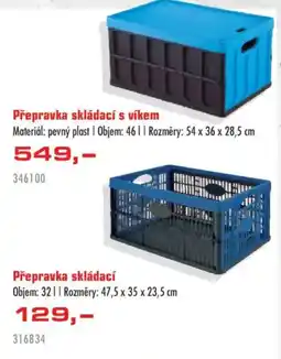 Uni Hobby Přepravka skládací s víkem nabídka