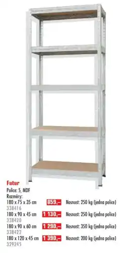 Uni Hobby Futur police 5 mdf nabídka