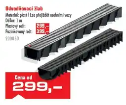 Uni Hobby Odvodňovací žlab nabídka
