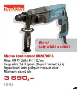 Uni Hobby Makita kladivo kombinované HR2470X16 nabídka