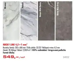Uni Hobby Rocky line nabídka