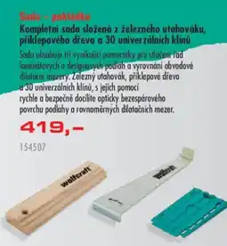 Uni Hobby wolfcraft sada – pokládka nabídka