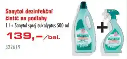 Uni Hobby Sanytol dezinfekční čistič na podlahy nabídka