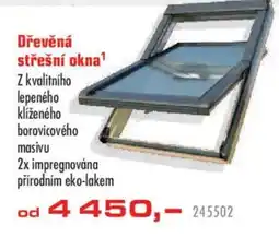 Uni Hobby Dřevěná střešní okna nabídka